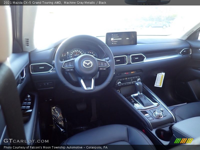 Machine Gray Metallic / Black 2021 Mazda CX-5 Grand Touring AWD
