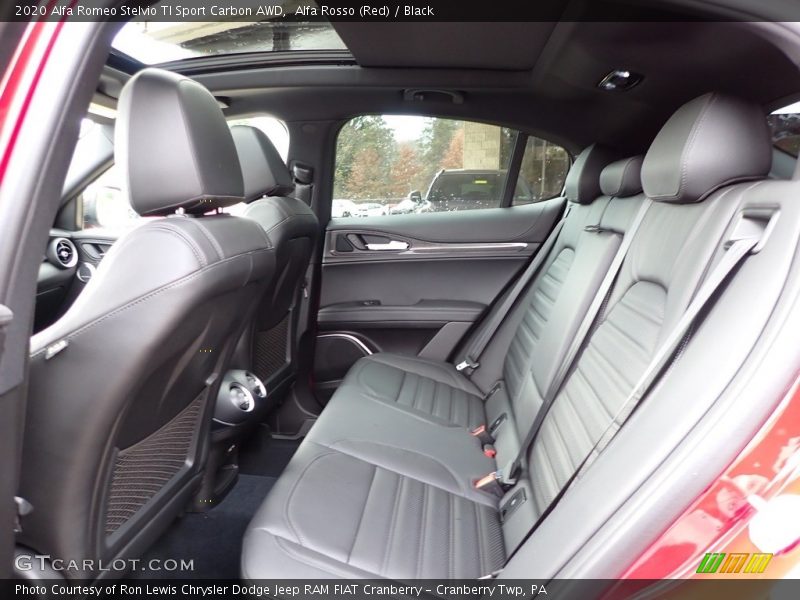 Rear Seat of 2020 Stelvio TI Sport Carbon AWD