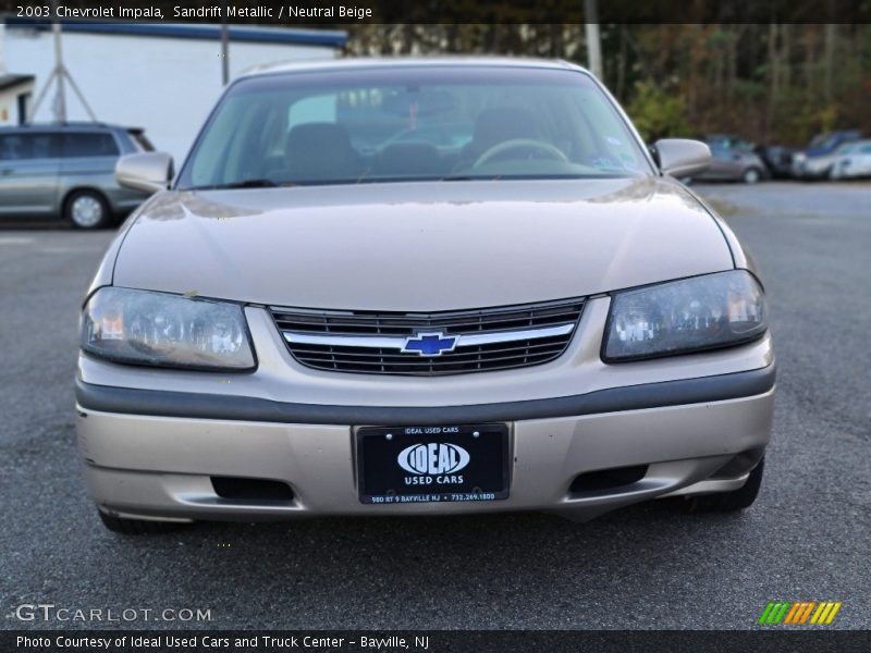 Sandrift Metallic / Neutral Beige 2003 Chevrolet Impala