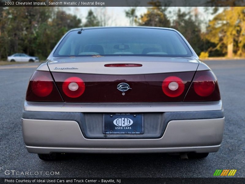 Sandrift Metallic / Neutral Beige 2003 Chevrolet Impala