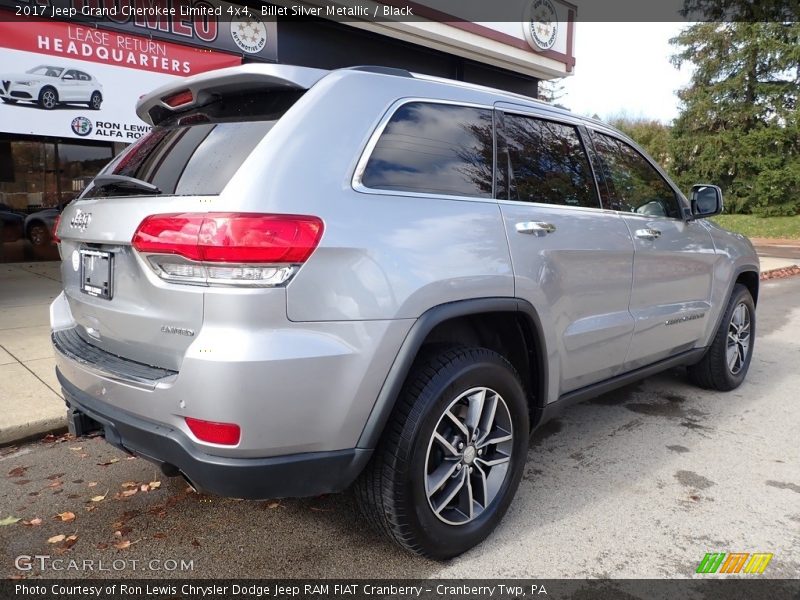 Billet Silver Metallic / Black 2017 Jeep Grand Cherokee Limited 4x4