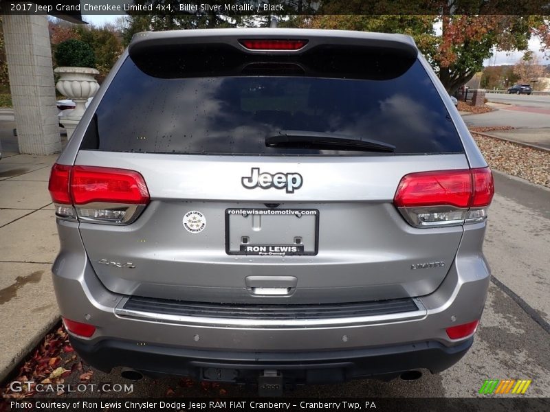 Billet Silver Metallic / Black 2017 Jeep Grand Cherokee Limited 4x4