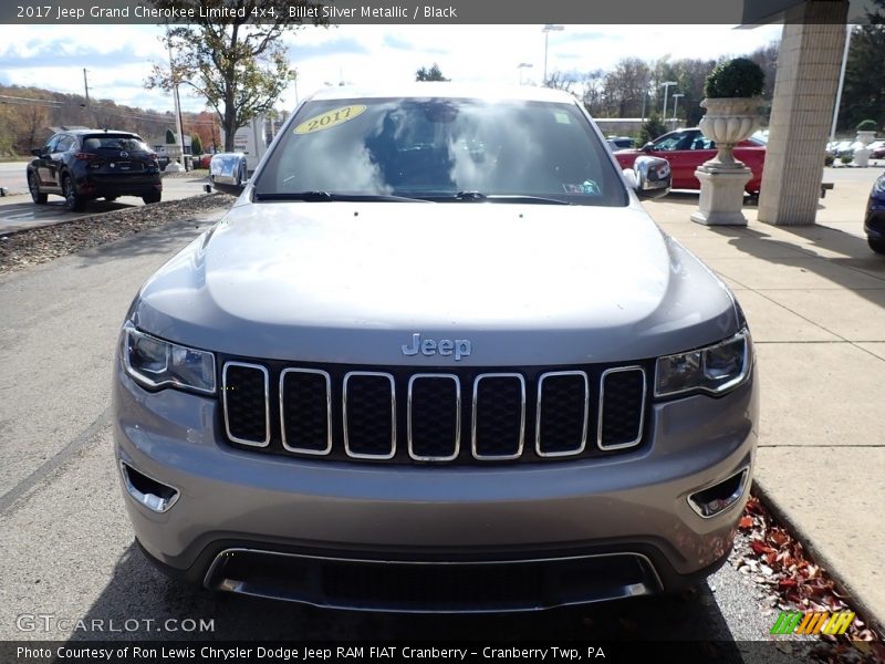 Billet Silver Metallic / Black 2017 Jeep Grand Cherokee Limited 4x4
