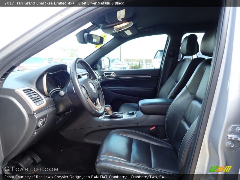 Front Seat of 2017 Grand Cherokee Limited 4x4