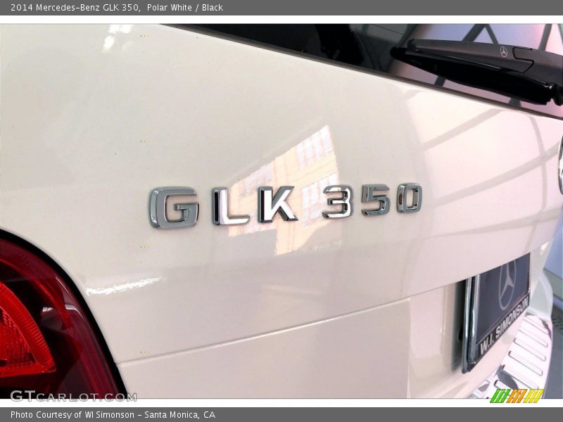 Polar White / Black 2014 Mercedes-Benz GLK 350