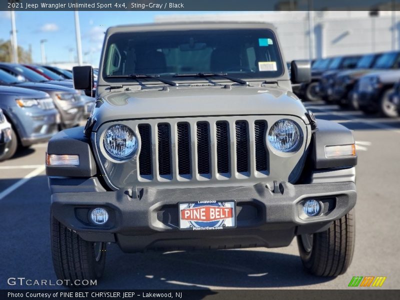 Sting-Gray / Black 2021 Jeep Wrangler Unlimited Sport 4x4