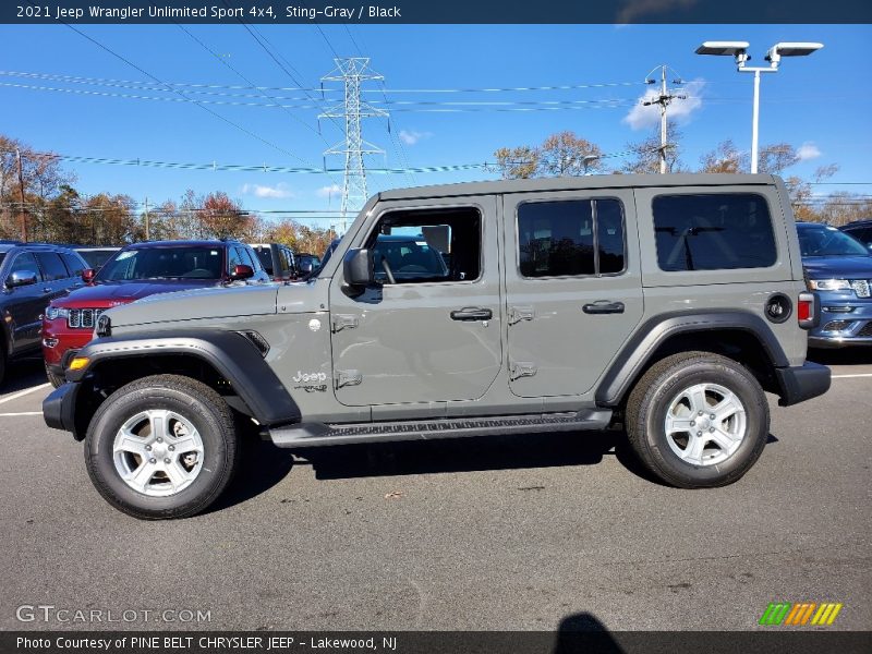 Sting-Gray / Black 2021 Jeep Wrangler Unlimited Sport 4x4