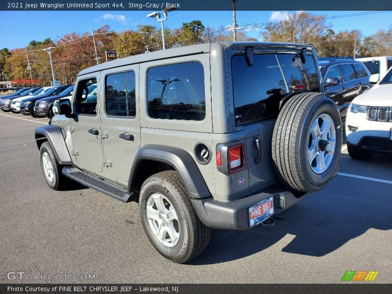 Sting-Gray / Black 2021 Jeep Wrangler Unlimited Sport 4x4