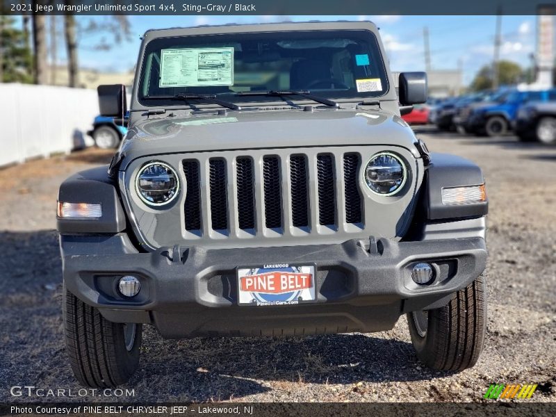 Sting-Gray / Black 2021 Jeep Wrangler Unlimited Sport 4x4