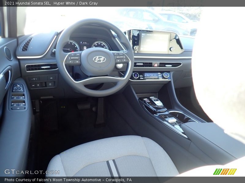 Hyper White / Dark Gray 2021 Hyundai Sonata SEL