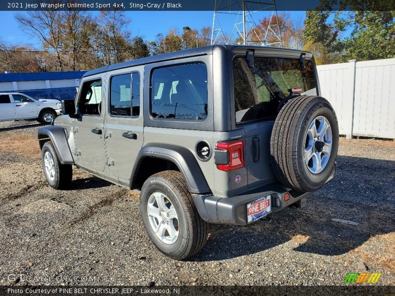 Sting-Gray / Black 2021 Jeep Wrangler Unlimited Sport 4x4