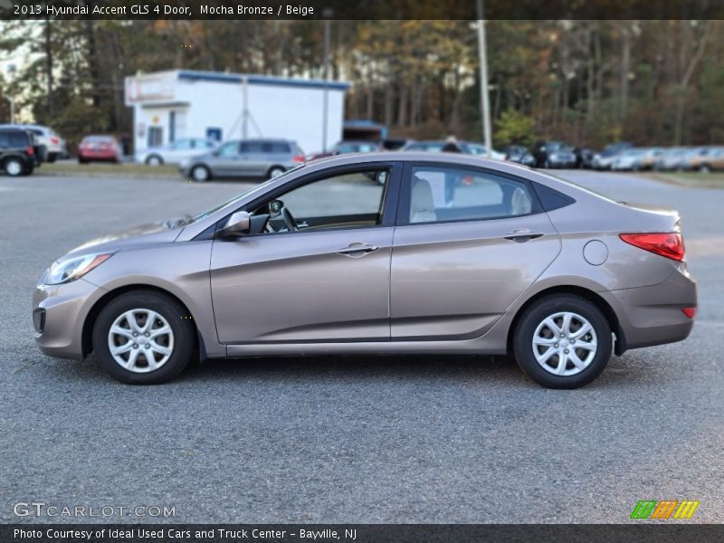 Mocha Bronze / Beige 2013 Hyundai Accent GLS 4 Door