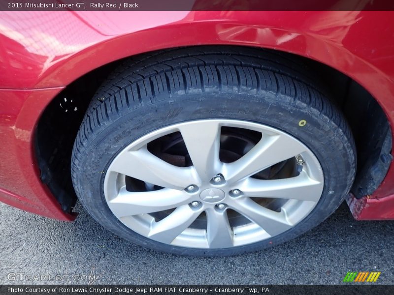 Rally Red / Black 2015 Mitsubishi Lancer GT
