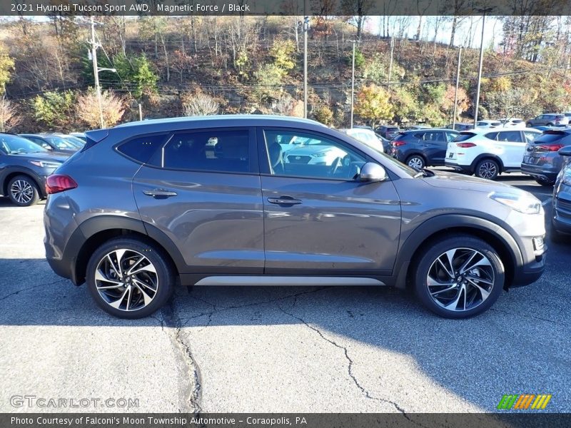 Magnetic Force / Black 2021 Hyundai Tucson Sport AWD