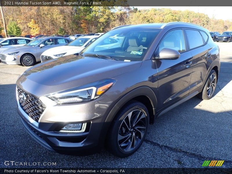 Magnetic Force / Black 2021 Hyundai Tucson Sport AWD