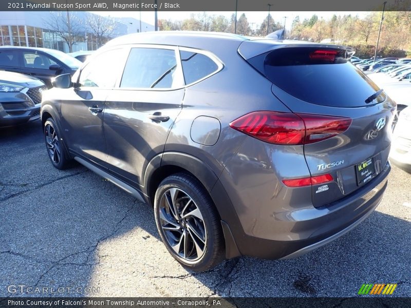 Magnetic Force / Black 2021 Hyundai Tucson Sport AWD