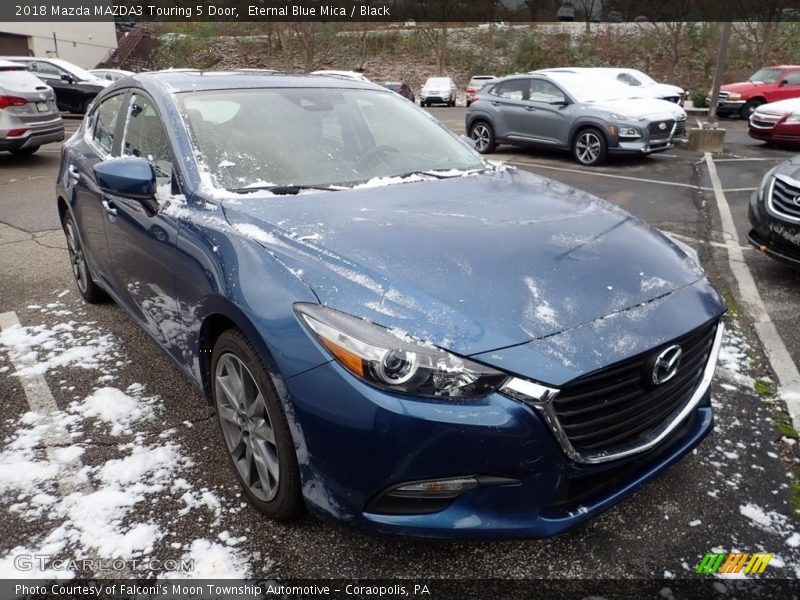 Eternal Blue Mica / Black 2018 Mazda MAZDA3 Touring 5 Door
