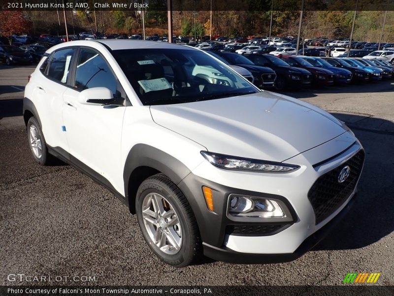 Front 3/4 View of 2021 Kona SE AWD