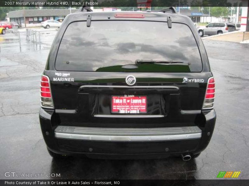 Black / Pebble 2007 Mercury Mariner Hybrid 4WD