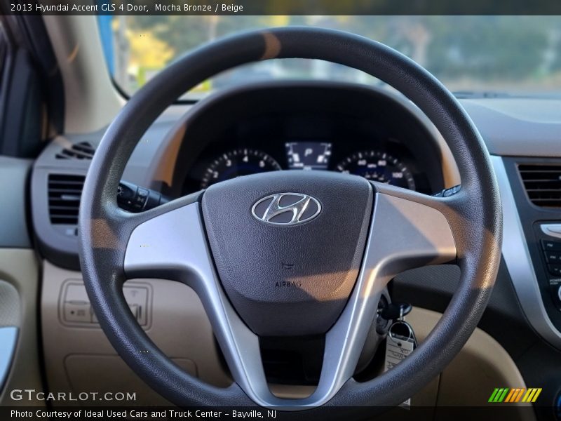 Mocha Bronze / Beige 2013 Hyundai Accent GLS 4 Door