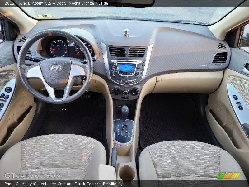 Mocha Bronze / Beige 2013 Hyundai Accent GLS 4 Door