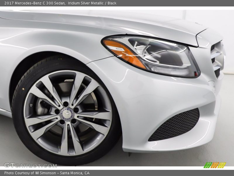 Iridium Silver Metallic / Black 2017 Mercedes-Benz C 300 Sedan