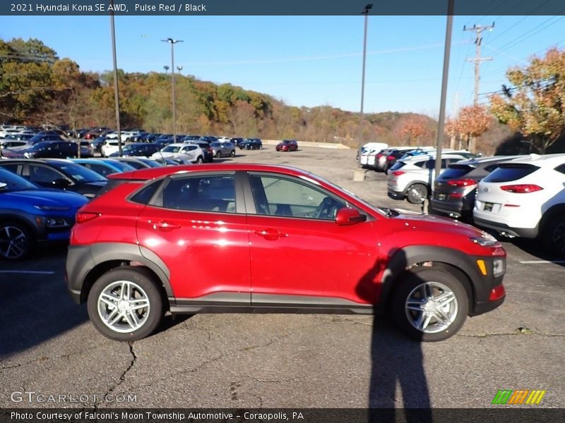 Pulse Red / Black 2021 Hyundai Kona SE AWD