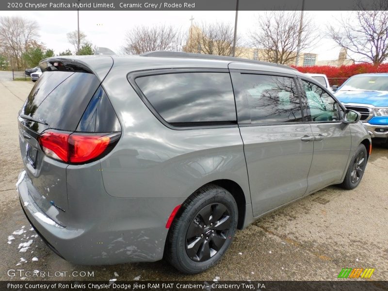Ceramic Grey / Rodeo Red 2020 Chrysler Pacifica Hybrid Limited