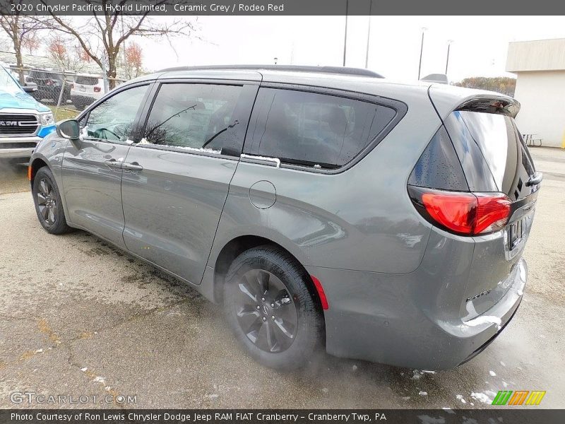 Ceramic Grey / Rodeo Red 2020 Chrysler Pacifica Hybrid Limited