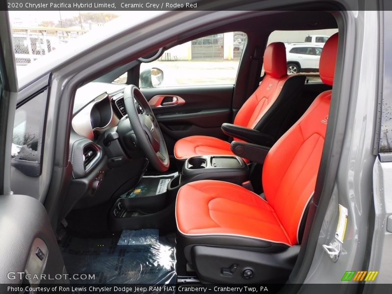  2020 Pacifica Hybrid Limited Rodeo Red Interior