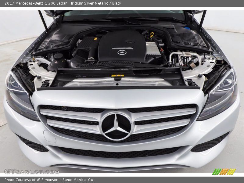 Iridium Silver Metallic / Black 2017 Mercedes-Benz C 300 Sedan