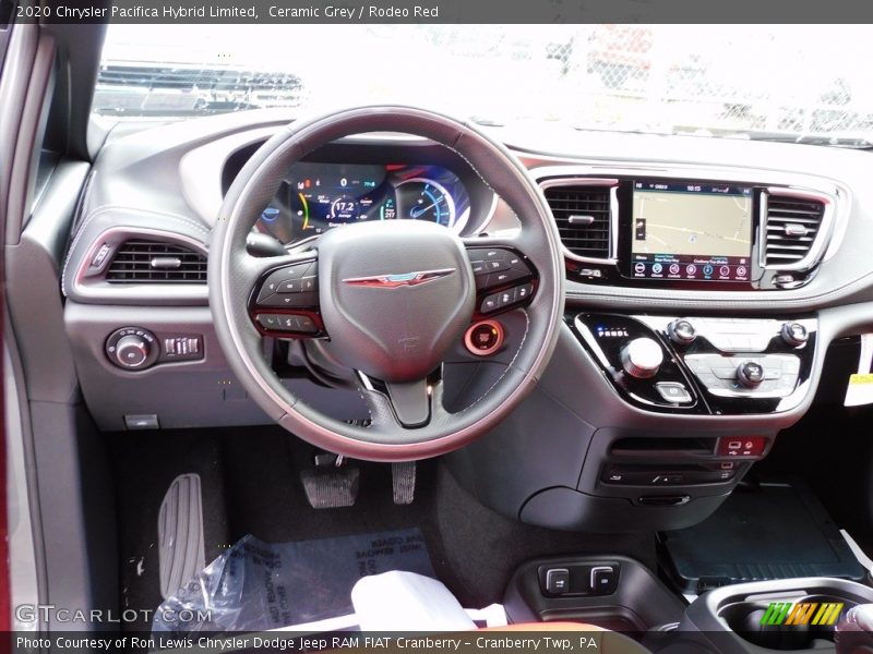 Dashboard of 2020 Pacifica Hybrid Limited
