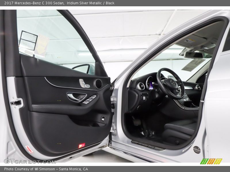 Iridium Silver Metallic / Black 2017 Mercedes-Benz C 300 Sedan