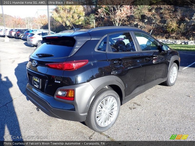 Ultra Black / Black 2021 Hyundai Kona SEL AWD