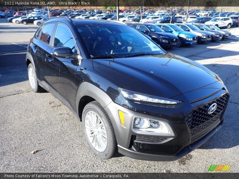 Ultra Black / Black 2021 Hyundai Kona SEL AWD