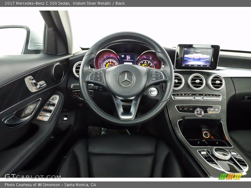 Iridium Silver Metallic / Black 2017 Mercedes-Benz C 300 Sedan