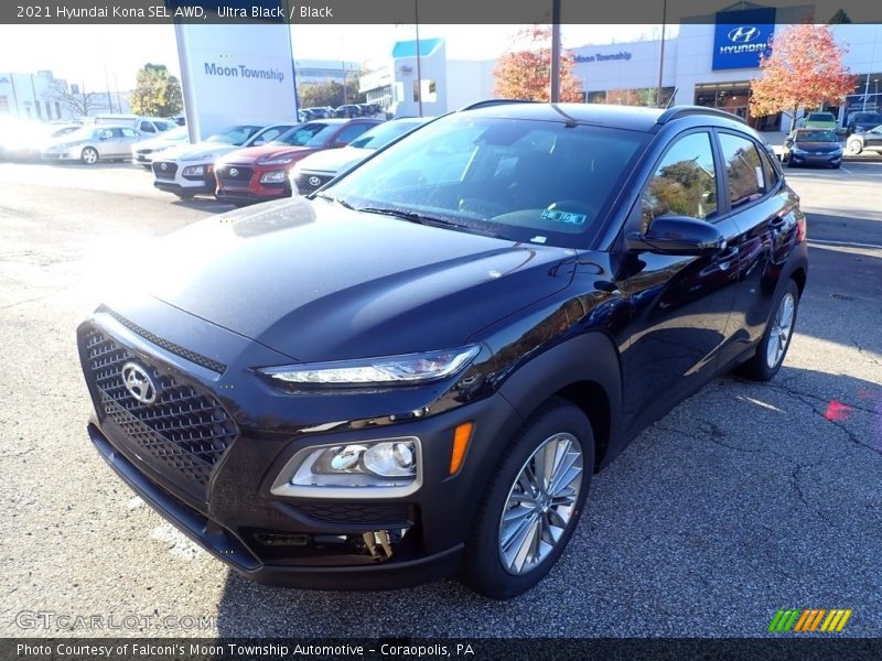 Ultra Black / Black 2021 Hyundai Kona SEL AWD