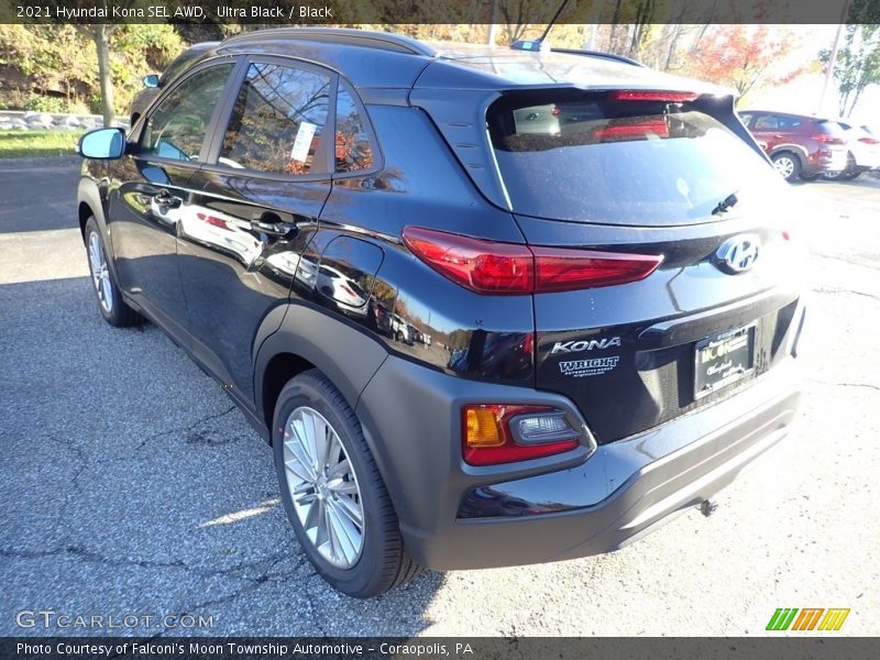 Ultra Black / Black 2021 Hyundai Kona SEL AWD