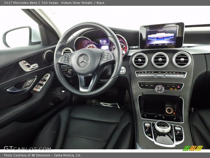 Iridium Silver Metallic / Black 2017 Mercedes-Benz C 300 Sedan
