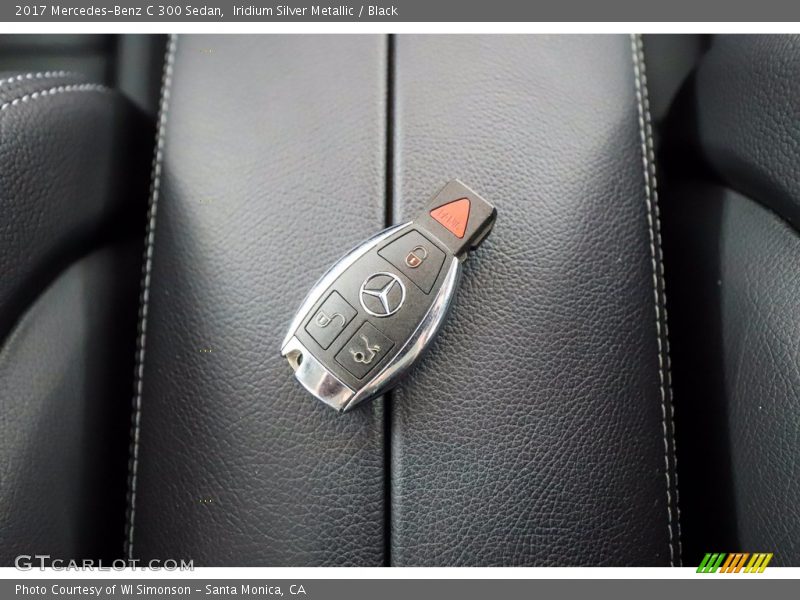 Iridium Silver Metallic / Black 2017 Mercedes-Benz C 300 Sedan