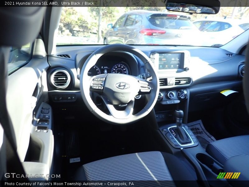 Ultra Black / Black 2021 Hyundai Kona SEL AWD