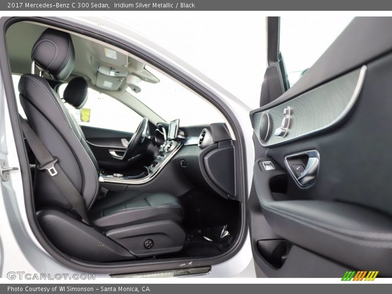 Iridium Silver Metallic / Black 2017 Mercedes-Benz C 300 Sedan