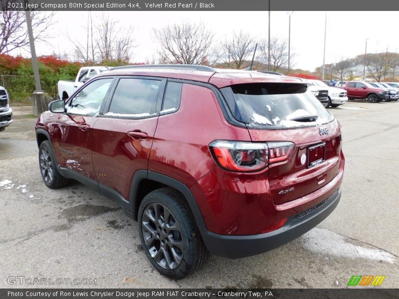 Velvet Red Pearl / Black 2021 Jeep Compass 80th Special Edition 4x4