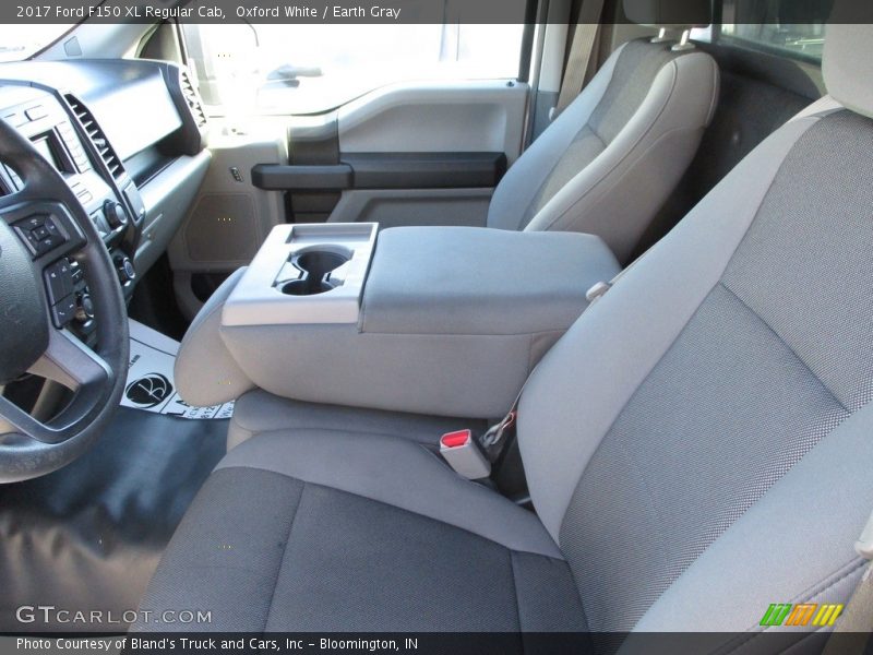 Oxford White / Earth Gray 2017 Ford F150 XL Regular Cab