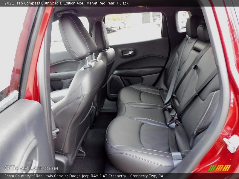 Rear Seat of 2021 Compass 80th Special Edition 4x4