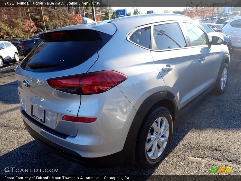 Stellar Silver / Gray 2021 Hyundai Tucson Value AWD