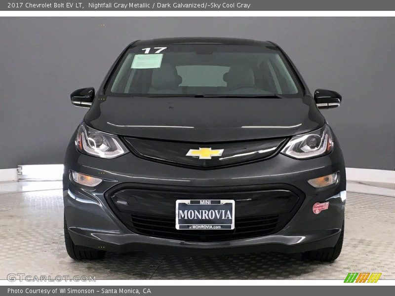 Nightfall Gray Metallic / Dark Galvanized/­Sky Cool Gray 2017 Chevrolet Bolt EV LT