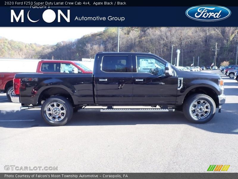 Agate Black / Black 2020 Ford F250 Super Duty Lariat Crew Cab 4x4