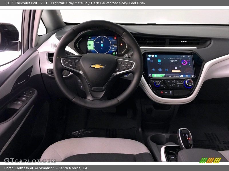 Nightfall Gray Metallic / Dark Galvanized/­Sky Cool Gray 2017 Chevrolet Bolt EV LT