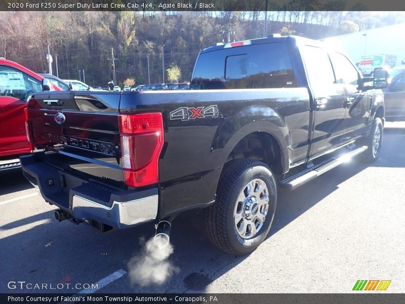Agate Black / Black 2020 Ford F250 Super Duty Lariat Crew Cab 4x4